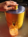 jus de carotte - centrifugeuse