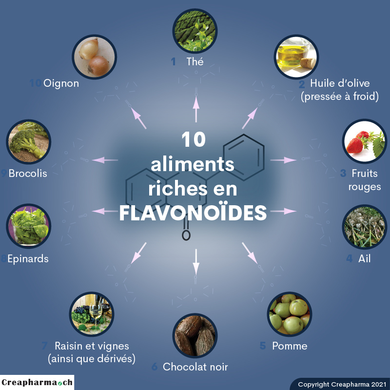 10 aliments riches en flavonoïdes
