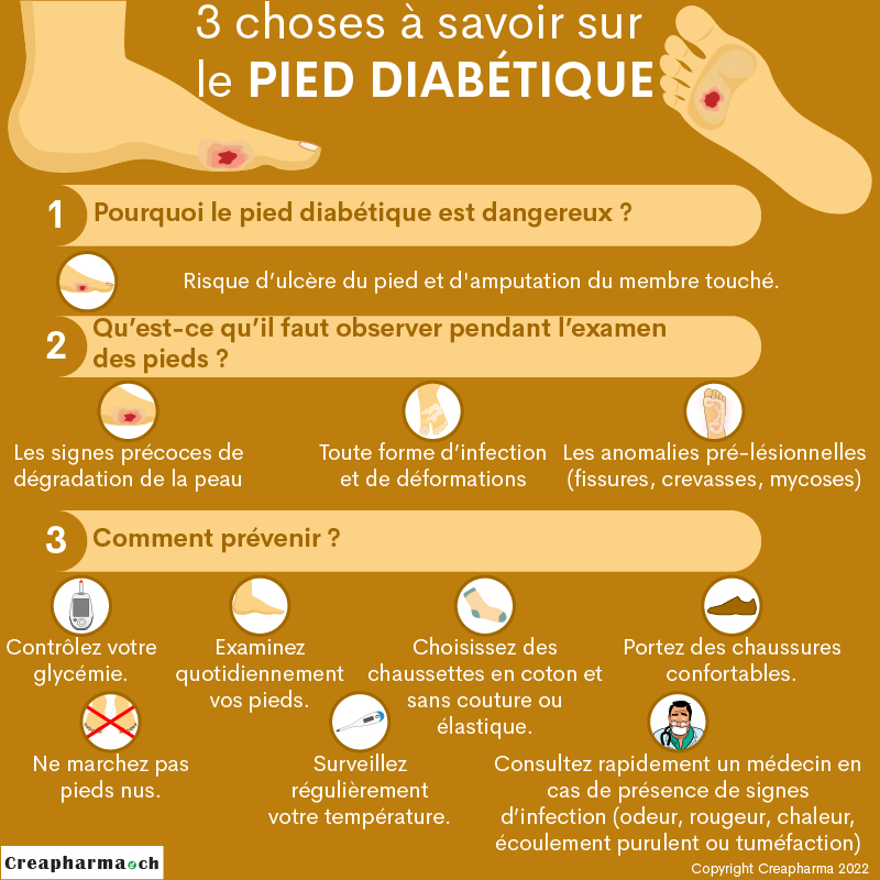 3 choses à savoir sur le pied diabétique