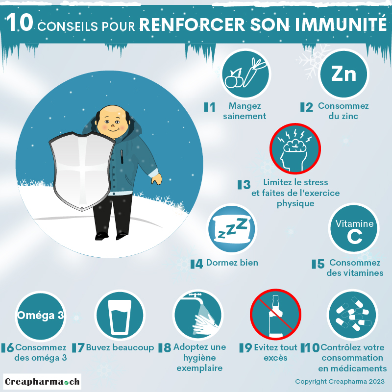 10 conseils pour renforcer son immunité