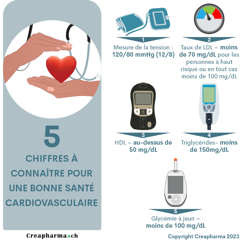 5 chiffres à connaître pour une bonne santé cardiovasculaire