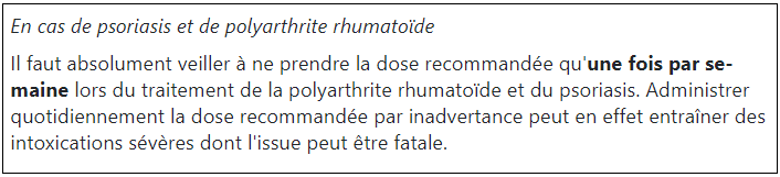 Méthotrexate Sandoz® comprimés (méthotrexate) | Creapharma